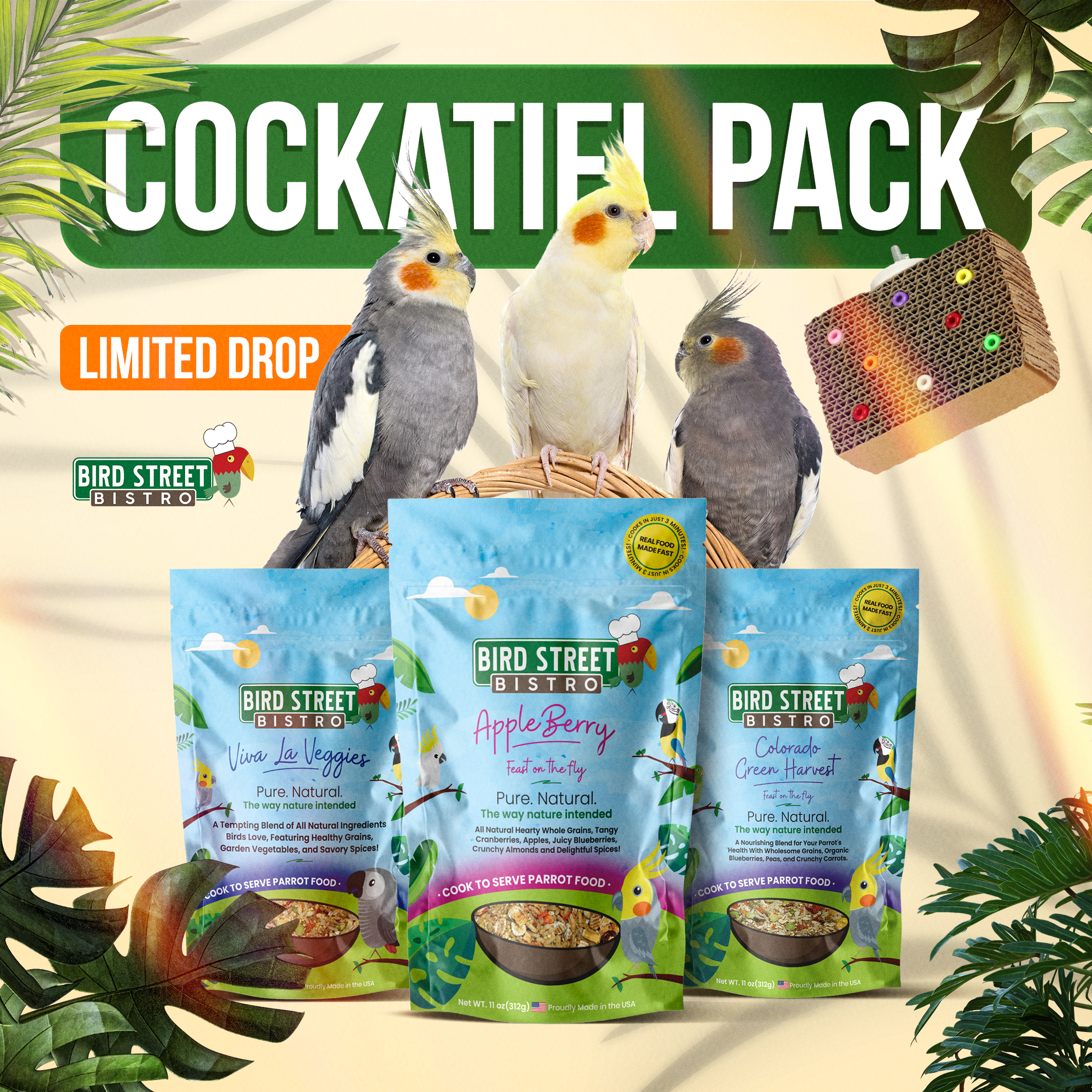 Limited Release Cockatiel Pack