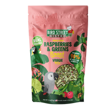 Load image into Gallery viewer, Raspberries & Greens Boost- Parrot Veggies Mix