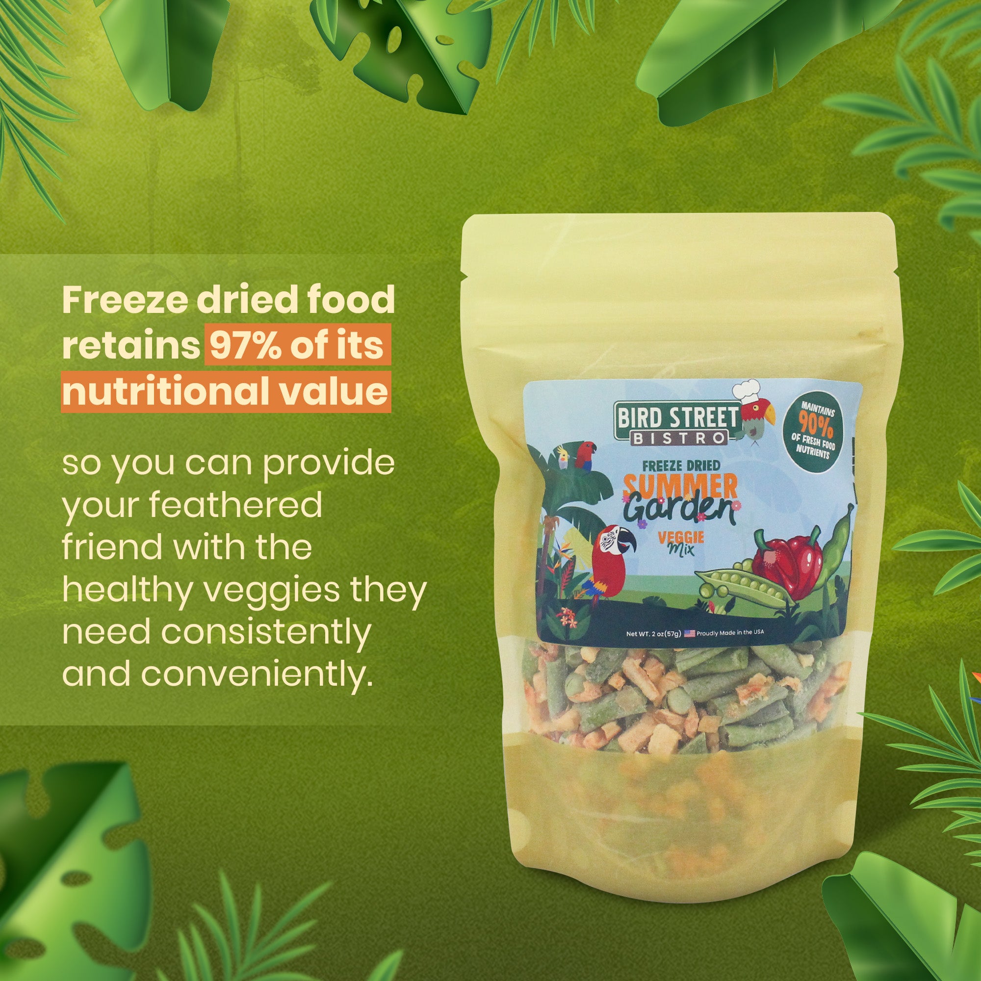 Summer Garden - Parrot Veggies Mix