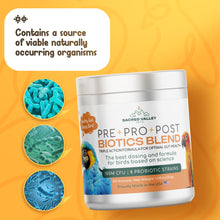 Load image into Gallery viewer, Organic Pre+Pro+Post Biotics Blend for Parrots - 1.06oz