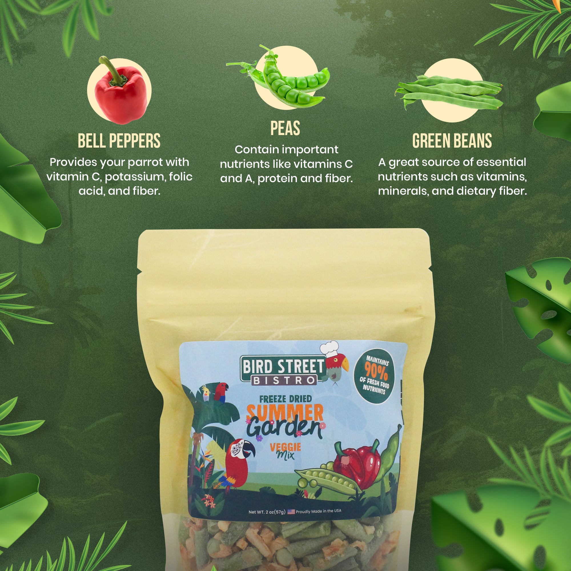Summer Garden - Parrot Veggies Mix