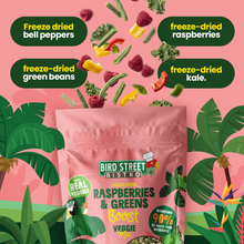 Load image into Gallery viewer, Raspberries &amp; Greens Boost- Parrot Veggies Mix
