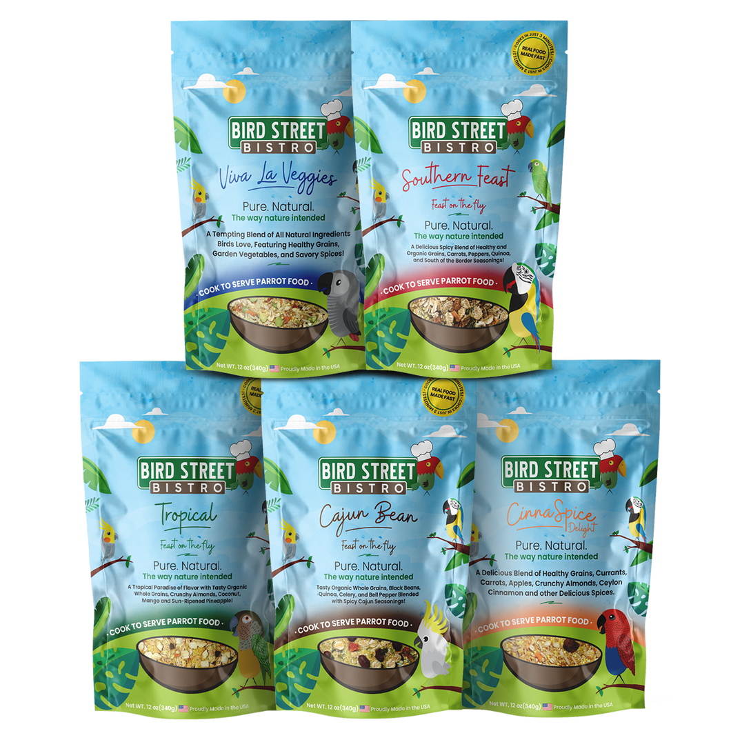 Parrot Food Sample Pack