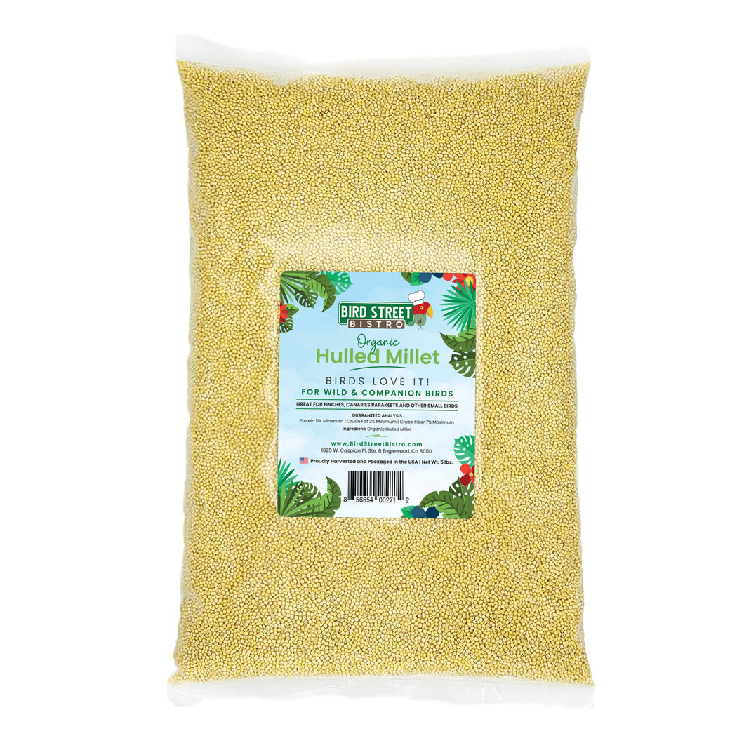 Organic Hulled Millet - 5 lbs.